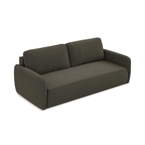 LaMiaSofa 3-zits slaapbank Corle - textuurstof - taupe - 218x102x86