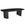 Giga Meubel Salontafel Feline - Deens Ovaal Zwart - 100cm