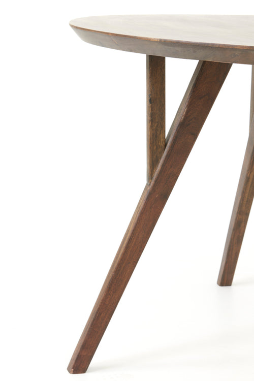 Light & Living eettafel QUENZA - Ø120x76cm - bruin - vtwonen shop