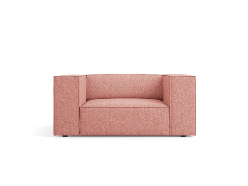 Cosmopolitan Design Fauteuil Arendal chenille, roze - 102x124x70cm