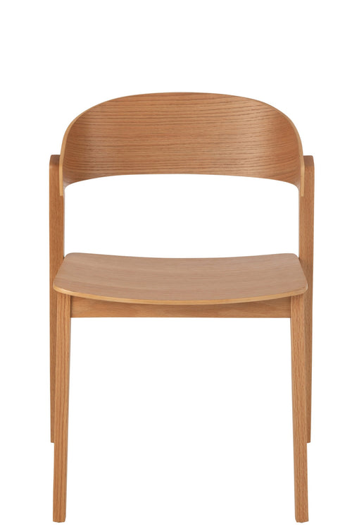 J-Line stoel Laga - eikhout/multiplex - naturel