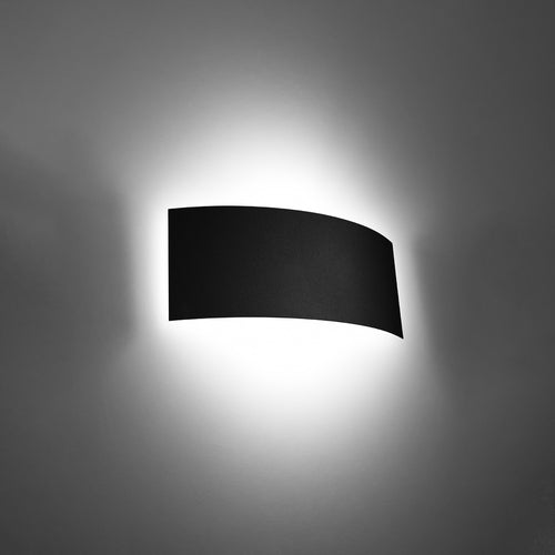 Sollux Lighting Wandlamp MAGNUS zwart - 34x8x14cm