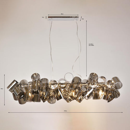 Kare Design Hanglamp Tubes 125cm