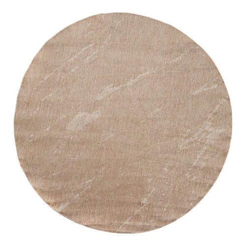 Interieur05 Rond Buitenkleed Marble - Naturel/wit - dubbelzijdig - EVA Interior - 240 x 240 cm - vtwonen shop