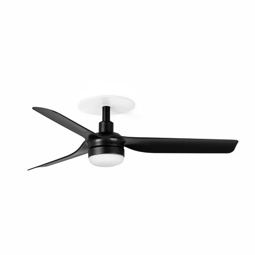 Faro Mini Mini Punt Inbouw LED Plafondventilator 90cm Mat Zwart CCT