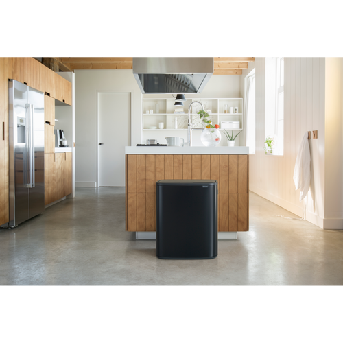 Brabantia Bo Touch Bin, met 2 binnenemmers, 2 x 30L - Matt Black