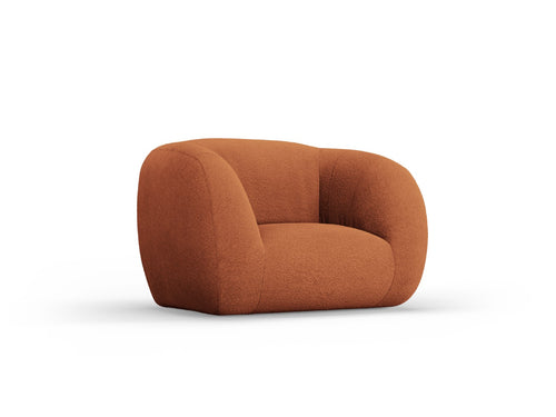 Cosmopolitan Design Fauteuil Essen boucle, bruin - 95x130x86cm
