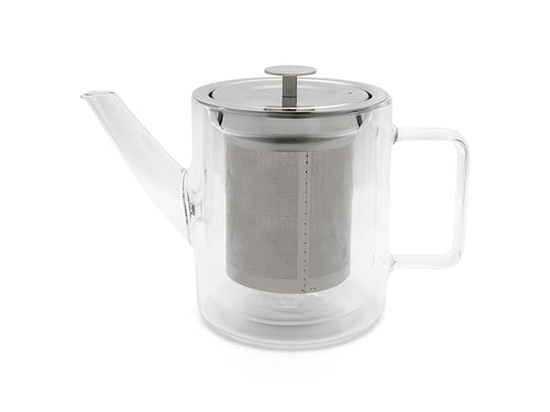 Bredemeijer - Theepot San Remo 1,0L dubbelwandig glas - vtwonen shop