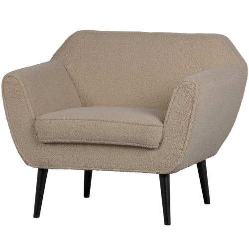 WOOOD fauteuil Rocco - Teddy - Zand - 75x92x81 - vtwonen shop