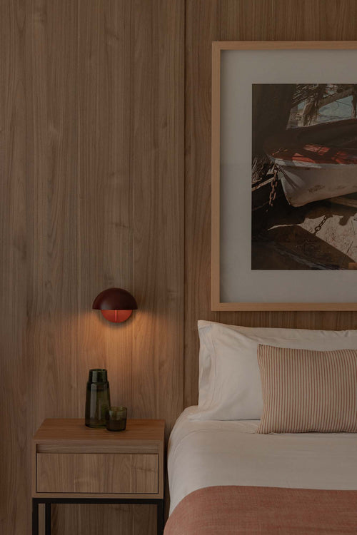 Faro Matilda Koepel Wandlamp Granaat 1x E14