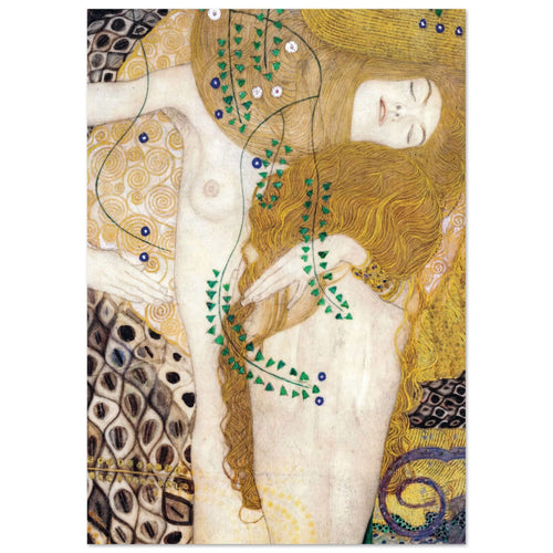 Artfulprints  Gustav Klimt - Water snakes   poster A4 21x29.7 cm - vtwonen shop