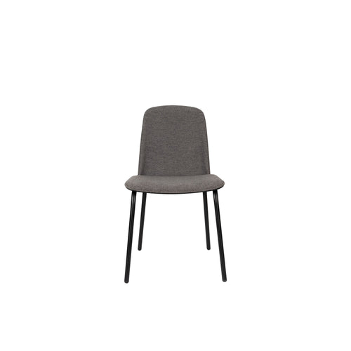 Zuiver Clip Eetkamerstoelen Zwart/Grijs - Set van 2 - vtwonen shop