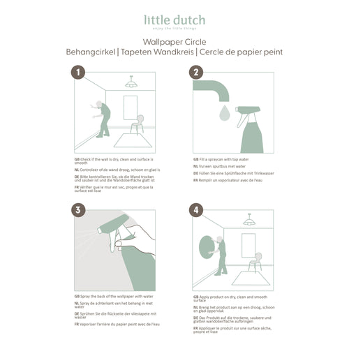 Little Dutch Behangcirkel Kinderkamer Little Farm 100cm - vtwonen shop