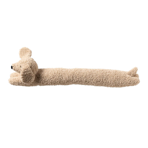 LUCKY - tochtstopper 90x11x18 cm - hond - beige