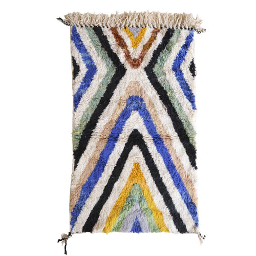 AFK Living vloerkleed Berber - handgemaakt - Wol - 80 cm x 240 cm