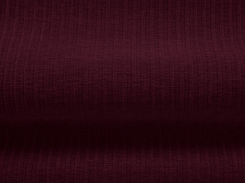Cosmopolitan Design rechter hoekbank Arendal 4-zits, chenille met ribbeleffect, robijn - 166x284x70cm