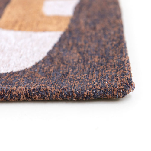 Louis De Poortere vloerkleed Bison - bruin - 80x150cm