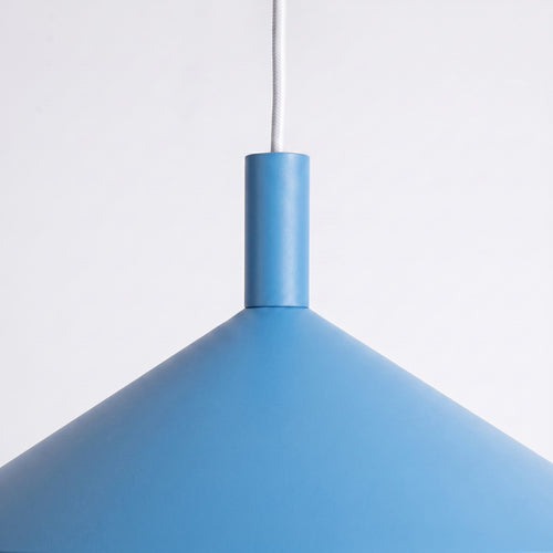 Sollux Lighting Hanglamp NOX 40 lichtblauw - 40x40x135cm