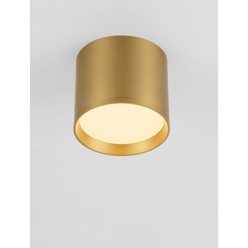 Nova Luce Ziaza Opbouwdownlight, matgoud, LED, 10W, 505lm, 3000K
