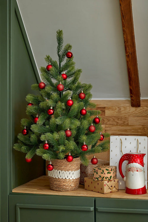 Black Box Trees Nagoya Kunstkerstboom in Pot - H90 x Ø55 cm - Groen - vtwonen shop