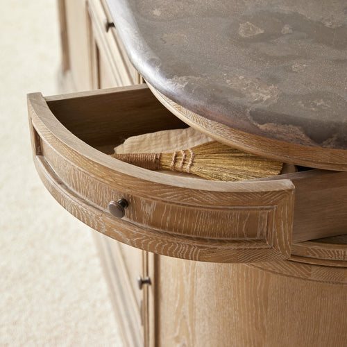 Tikamoon Badkamermeubel in eiken en steen 180 cm - Naturel - vtwonen shop