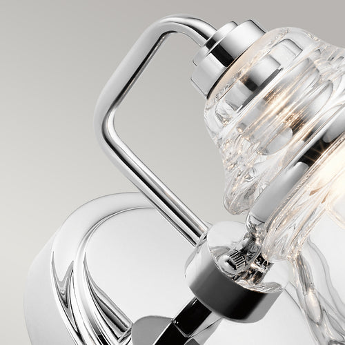 Elstead Kichler Talland Badkamer Wandlamp Gepolijst Chroom, IP44
