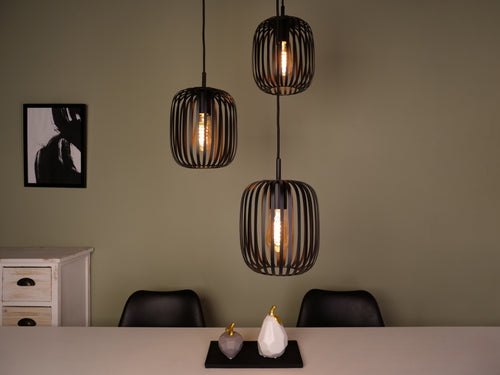 EGLO hanglamp Romazzina - e27 - zwart - vtwonen shop