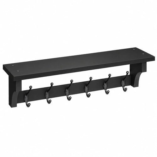 Ylumen kapstok Lenny -  20  x 16.5   cm - zwart