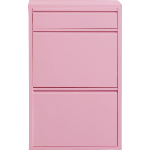 Kare Design Schoenenkast Caruso roze 2+1 laden