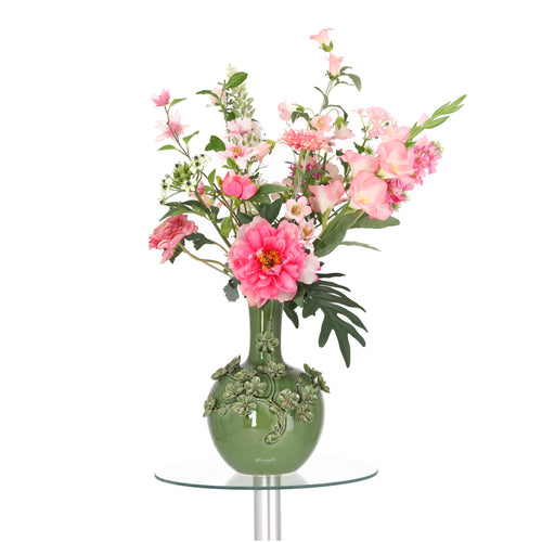 Maxifleur Handgebonden Kunstboeket Clara Oslo Roze 80cm