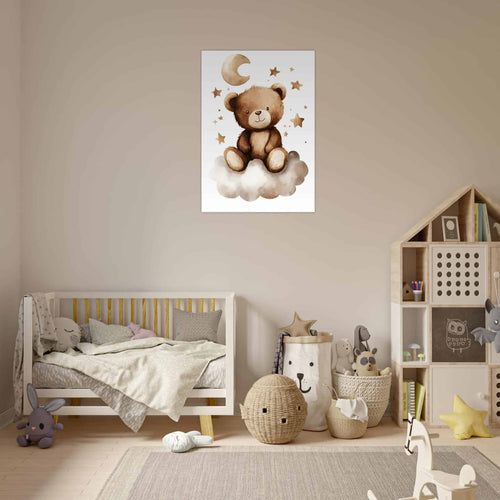 Artfulprints  Beertje in dromenland   poster 30x40 cm - vtwonen shop