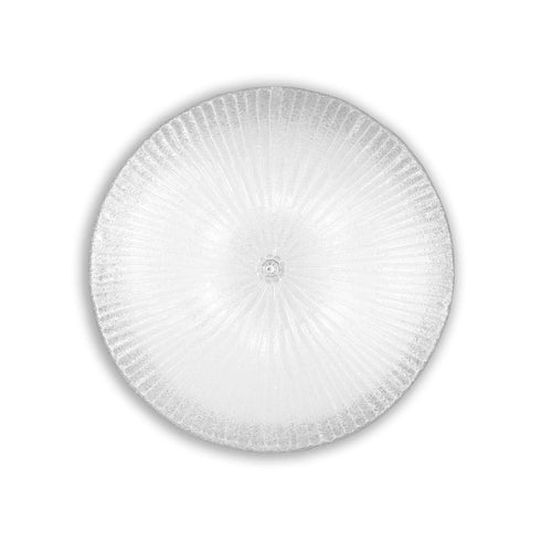 Ideal Lux Shell - 6-lichts plafond- / wandlamp voor binnen, chroom met helder glas, E27