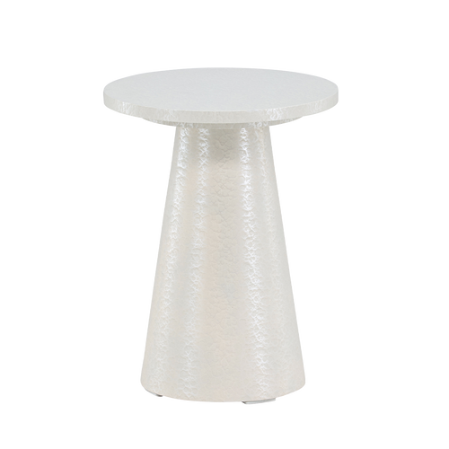 Nest living Lexi Houten Bijzettafel Glanzend Wit - Ø 35 cm - vtwonen shop