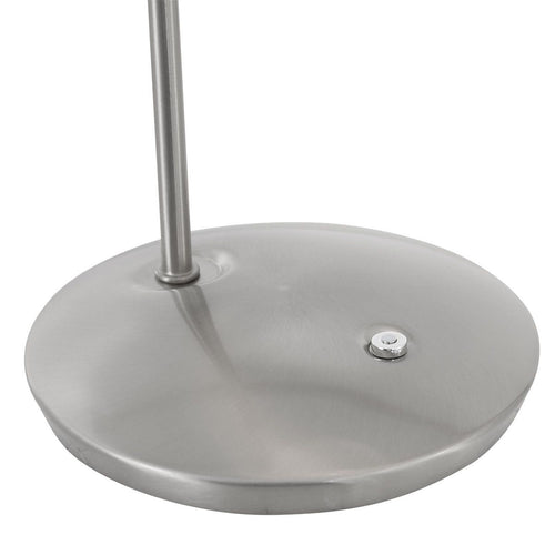 Steinhauer tafellamp tallerken - 1 lichts - 18x 45 cm - mat chroom
