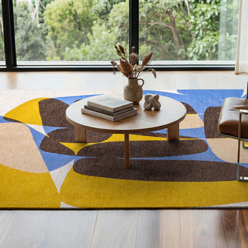 Louis De Poortere vloerkleed Sunny Blue - blauw - 240x340cm