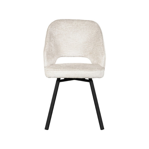 LABEL51 Eetkamerstoel Lewis - Crème - Zithoogte 47cm - Set van 2 - vtwonen shop