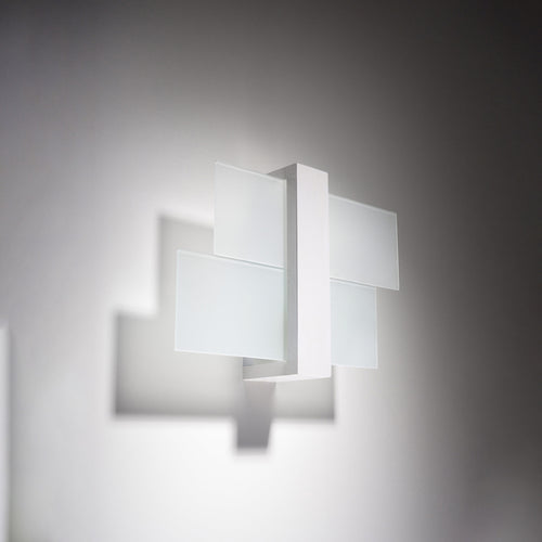 Sollux Lighting Wandlamp FENIKS 1 wit - 43x12x30cm