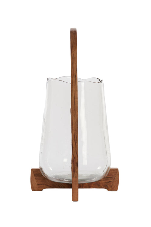 Light & Living windlicht ANOSY - Ø26x48cm - bruin