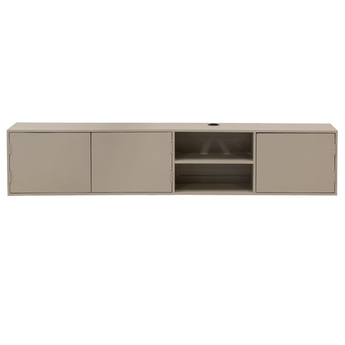 Giga Meubel Tv-Meubel Loiza - Mangohout - Taupe - 200cm - vtwonen shop