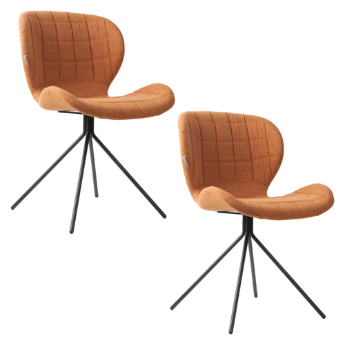 Zuiver OMG Stoel Camel - Set van 2 - vtwonen shop