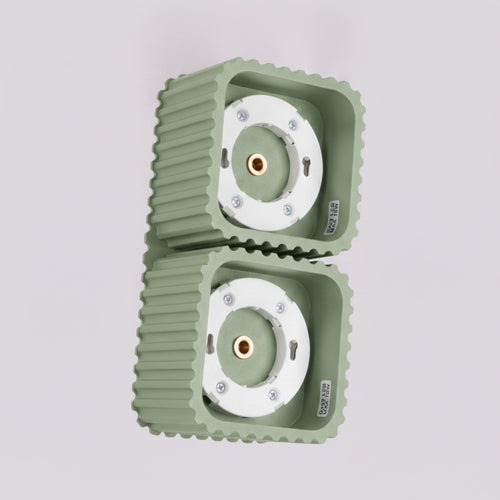 Sollux Lighting Plafondlamp RIFF 2 saliegroen Gx53 - 20,5x10x8cm