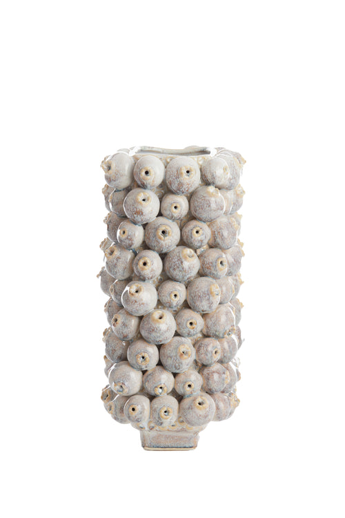 Light & Living vaas NITALI - 24.5x18.5x37.5cm - bruin