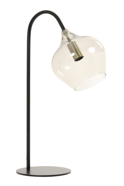 Light & Living tafellamp Rakel - zwart - 28x17x50.5 cm