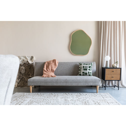 Housecraft Living Luz Slaapbank 2 persoons/ Logeerbed/ Bedbank Grijs - vtwonen shop