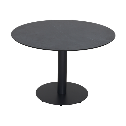 Lisomme Sieb ronde tuintafel zwart - Ø110 cm - vtwonen shop