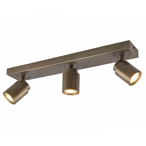 Freelight spot Razza - 3 lichts - 54  x 14   cm - brons goud