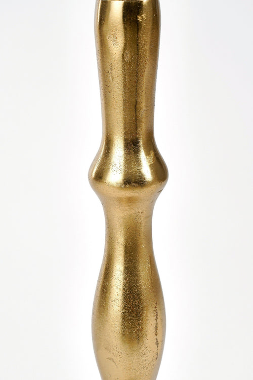 Mica Decorations Duco Bijzettafel - H54 x Ø25 cm - FSC 100% - Gerecycled Aluminium - Goud - vtwonen shop