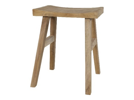 Lesli Living krukje teak - zwart - 40x30x50cm