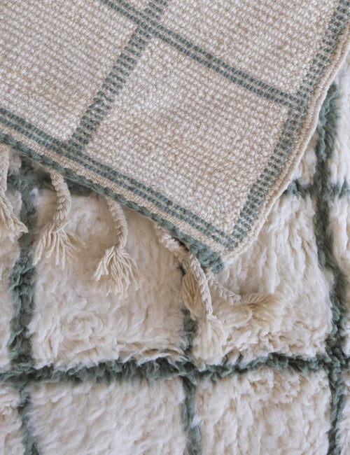 AFK Living vloerkleed Berber - handgemaakt - Wol - 220 x 274 cm