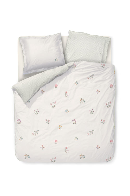 Pip Studio Dekbedovertrek Mughal Flower - 200 x 200/220 cm - Gebroken wit